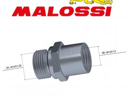 Adaptateur Malossi pour sonde/capteur de température ou autre M14X1,25/M12X1,25 * Prix spécial !