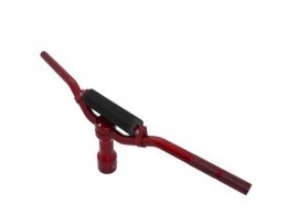 Guidon Replay street alu rouge avec potence pour scooter mbk booster / yamaha bws