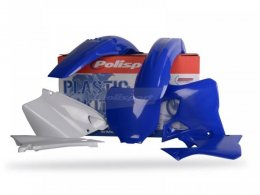 Kit plastique Polisport Yamaha 125 YZ 00-01 (bleu/blanc origine)