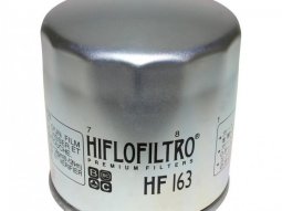 Filtre à huile Hiflofiltro HF163 (76x79mm) pièce pour Moto :...