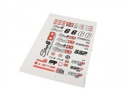 Grande planche d'autocollants / stickers Stage 6 (A4 - 21X29.7CM) *...