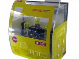 Ampoules Brazoline Powertec H3 jaune vintage
