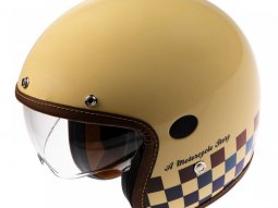Casque jet Helstons Course Helmet beige