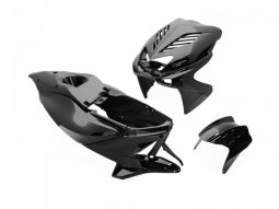 Kit carrosserie Replay design 8 piÃ¨ces noir pour Nitro / Aerox