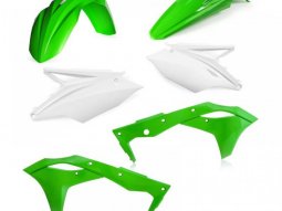 Kit plastique Acerbis Kawasaki 250 KX 2020 Blanc / Vert Brillant
