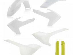 Kit plastique complet Acerbis Husqvarna 250 FE 17-19 Blanc / Jaune Brill