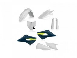 Kit plastique complet Acerbis Husqvarna 250 TC 15-16 Blanc / Jaune / sBleu