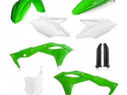 Kit plastique complet Acerbis Kawasaki 250 KX 2020 Blanc / Vert / Noir Bri