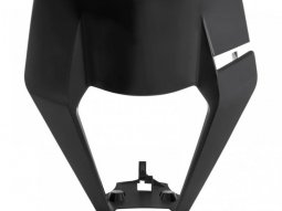 Plastique plaque phare Acerbis KTM 125 EXC 17-19 Noir Brillant
