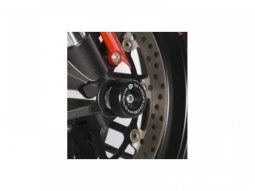 Tampons de protection de fourche R&G Racing noirs Ducati 848 Streetfig