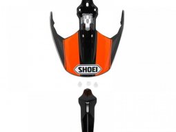 VisiÃ¨re de casque Shoei Hornet Sonora TC8 orange / noir