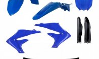 Kit plastique complet Acerbis Yamaha 250 YZ-F 19-23 Bleu / Noir Brillant