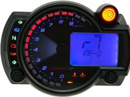 Compteur de vitesse multifonction Koso RX2N jusqu'à 10000 tr/min fond noir