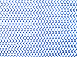 Grille déco STR8 Racing maillon moyen (50x50cm) bleu anodisé