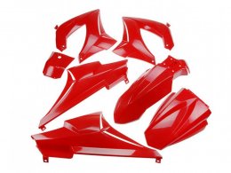 Kit carénage 7 pièces Rouge Derbi Senda DRD / XTrem 2000-2011