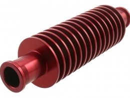 Refroidisseur d'eau rond alu rouge