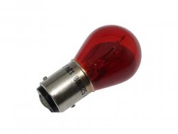 Ampoule 12v 18w/5w rouge BAY15D (à l'unité) *Déstockage !