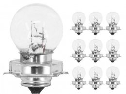 Ampoule/lampe 12v 15w norme G25.5 blanc standard culot P26S (boite de 10)