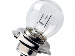 Ampoule/lampe 12v 25w norme SB25 blanc standard culot P26S