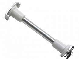 Axe de masselotte de variateur (avec guides + clips) pour cyclomoteur Peugeot 103 mvl, sp, rcx, spx
