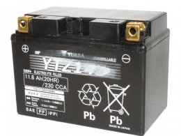 Batterie 12v 11,8ah ytz14s yuasa sans entretien gel pret a l'emploi (lg150xl87xh110) pièce pour Scooter, Mécaboite, Maxi Scooter, Moto, Quad