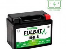Batterie 12v 5ah FB4L équivalente a une YB4L-B sans entretien activée en usine pour tous les 50cc dimension: lg120xl70xh92