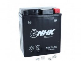 Batterie 12v 6ah ntx7l marque NHK fa sans entretien prête à l'emploi