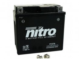 Batterie 12v 6ah ntz7s marque Nitro sla sans entretien prête à l'emploi
