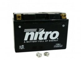 Batterie 12v 8ah nt9b-4 marque Nitro sla sans entretien prête à l'emploi