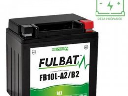Batterie marque Fulbat fb10l-a2 / b2 12v11ah lg133 l90 h145 (gel - sans entretien)