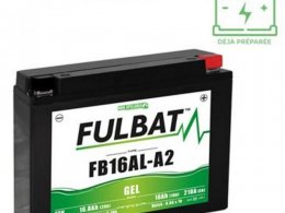 Batterie marque Fulbat fb16al-a2 12v16ah lg205 l70 h162 (gel - sans entretien)