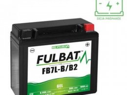 Batterie marque Fulbat fb7l-b / b2 12v8ah lg136 l76 h130 (gel - sans entretien)