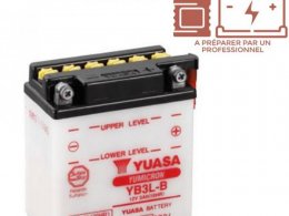 Batterie yb3l-b 12v3ah classic lg98 l56 h110 (sans acide) marque Yuasa pour moto yamaha dtr e 125