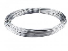 Câble acier galva diamètre 2.5mm (vendu en rouleau de 50 mètres) / réfection câble embrayage