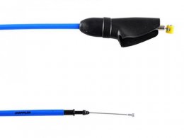 Câble de transmission embrayage teflon bleu marque Doppler pour 50 à boite derbi euro3 / euro4