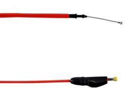 Câble de transmission embrayage teflon rouge marque Doppler pour 50 à boite derbi euro3 / euro4