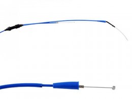 Câble de transmission gaz teflon bleu marque Doppler pour 50 à boite derbi senda 2000>2006 euro2