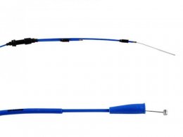 Câble de transmission gaz teflon bleu marque Doppler pour 50 à boite sherco se-r / sm-r / hrd après 2006