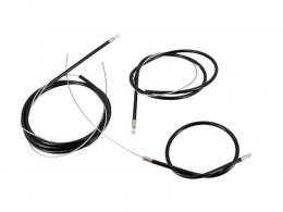Câble de transmission (kit complet 3 câbles - frein avant / arrière / gaz) pour mobylette solex 45>3800