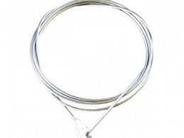 Câble pour motoculture / tondeuse tête oeillet / anneau (1.90 m) - diamètre 2.5mm