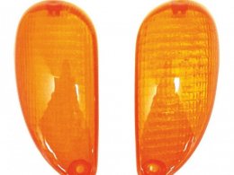 Cabochons clignotants x2 arrière orange pour scooter piaggio typhoon 2006&gt;2009, nrg mc1