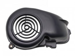 Cache turbine noir adaptable pour motorisation Minarelli horizontal Mbk ovetto Yamaha neos Aprilia sr et autre modèles
