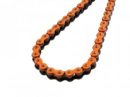Chaine 420 134m renforcée orange marque Doppler pour 50 à boite