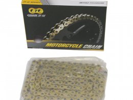 Chaine or super renforcée moto/quad/motocross CYC GP 520 CRMX 120 maillons à joints toriques x-ring avec attache rapide * Déstockage !