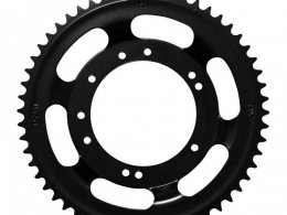 Couronne roue alu grimeca 56 dents (alesage 98mm) 10 trous noir pour cyclomoteur peugeot 103