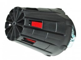 Filtre à air e5 box noir mousse rouge fixation coudé a 45 degrés Ø35 / 28mm