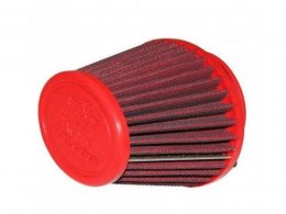 Filtre à air marque Malossi e18 pour phbg 15-21 et phbl 20-26 filetés (diamètre 100-73x95mm) rouge