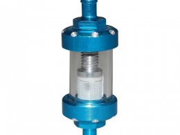 Filtre a essence Replay cylindrique alu transparent / bleu