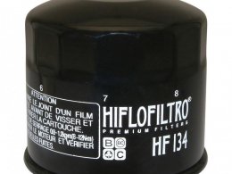 Filtre à huile Hiflofiltro HF134 (80x76mm) pièce pour Moto : SUZUKI 750 GSX-R 1985&gt;1987, 1200 GV, 1400 GV