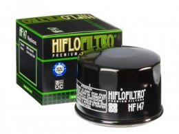 Filtre à huile Hiflofiltro HF147 (68x50mm) pièce pour Maxi-Scooter : KYMCO 500 XCITING 2009&gt;, 700 MYROAD 2011&gt;